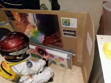 cardboard spaceship 2